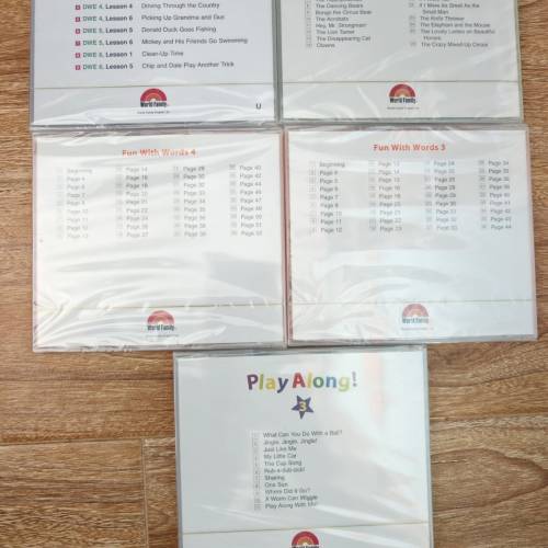 全新未拆迪士尼美語世界 CD