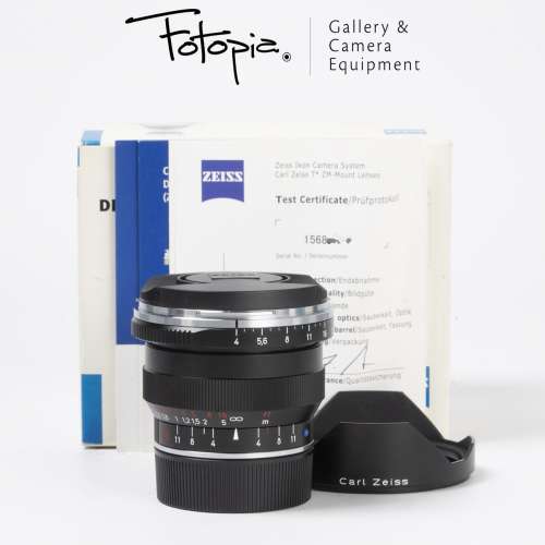 || Carl Zeiss Distagon T* ZM 18mm F4 - Black with full packing ||