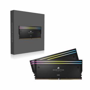 全新 64GB DDR5 32×2 6400 MT/s CL32 – Corsair Dominator Titanium
