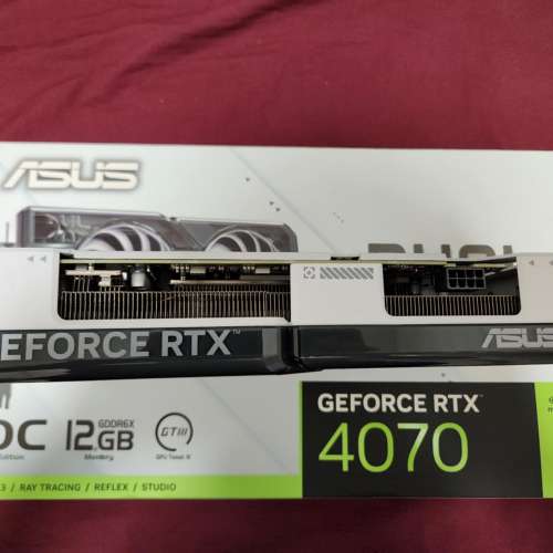 Asus RTX 4070 Dual【有單，盒，保養】