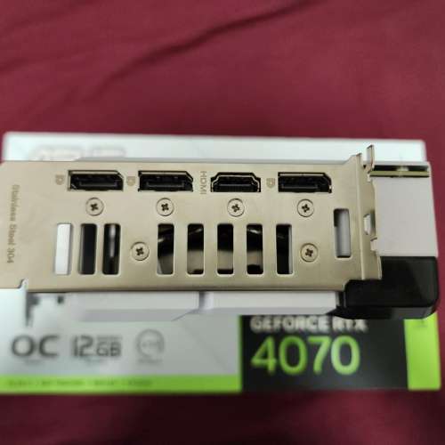 Asus RTX 4070 Dual【有單，盒，保養】
