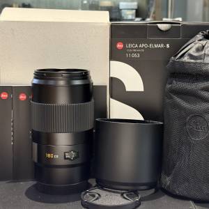 Leica APO-TELE-ELMAR-S 180mm F3.5 CS lens 11053 full packing