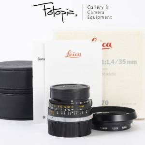 || Leica Summilux-M 35mm F1.4 - Black / Pre-ASPH / Germany, full packing ||