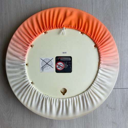 Ikea Wall Clock 掛墻時鐘 Orange white 白橙色 SPRALLIS