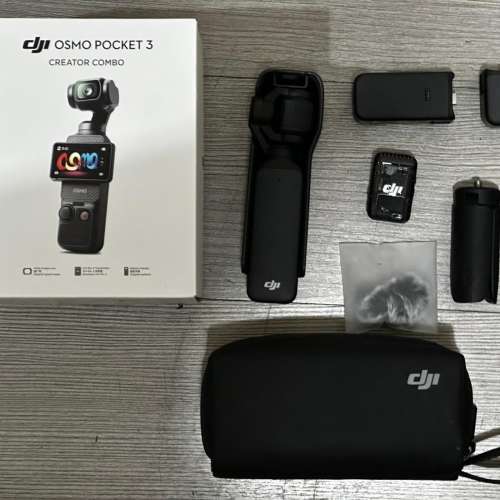 [觀塘實體店] 二手 DJI Osmo Pocket 3 Creator Combo+ Care Refresh 有效期到2025年...
