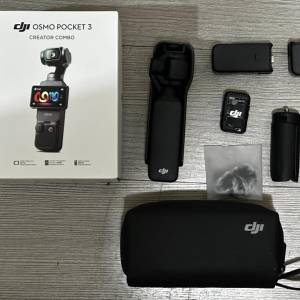 [觀塘實體店] 二手 DJI Osmo Pocket 3 Creator Combo+ Care Refresh 有效期到2025年...