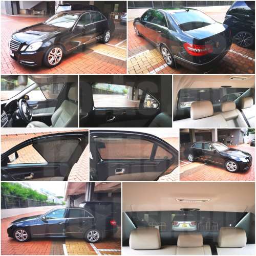 Benz W212 Eclass 全車磁石濾光窗網太陽擋