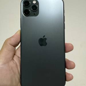 iPhone 11pro max 256gb,港行雙卡，冇修冇拆，電池健康度87，所有功能正常！