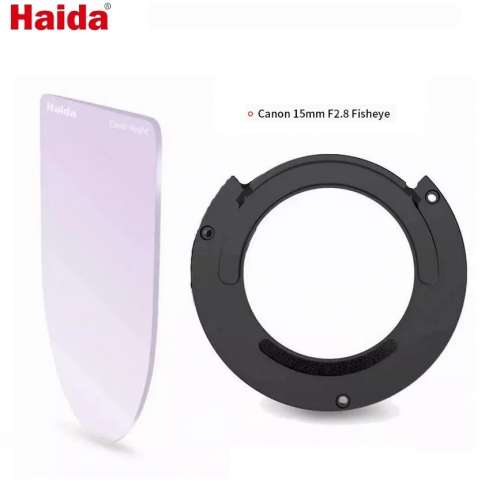 Rear Lens Clear-Night Filter With Adaptor For Canon EF 15mm f/2.8 Fisheye 後置...