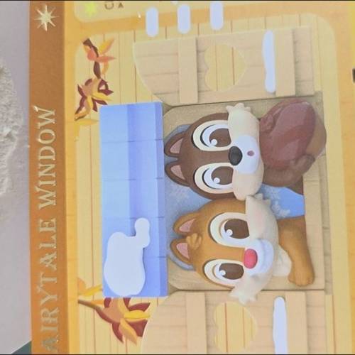 現貨 唐老鴨 chip n dale  MINISO名創迪士尼郵票窗邊故事系列盲盒