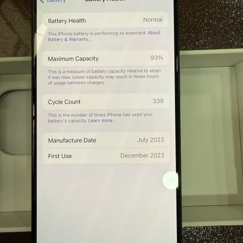 iPhone 15 pro, 256gb Blue