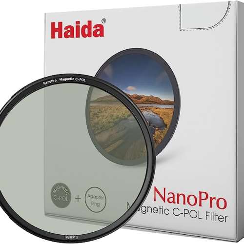 Haida NanoPro Magnetic Circular Polarising Filter with Adapter Ring 磁吸偏光濾鏡