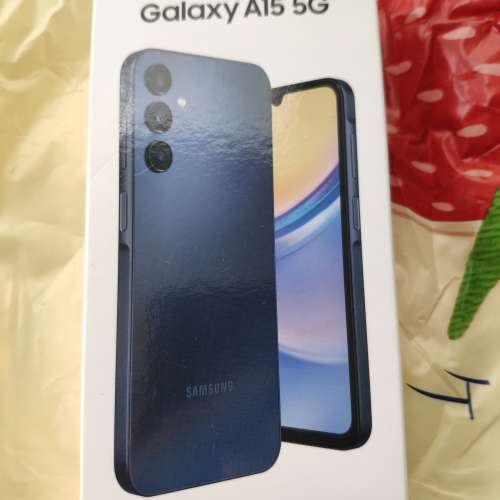 Samsung 三星 A15 5G  6+128G HK Version, 港版 行貨 全新 New。  6.5 吋 AMOLED 9...