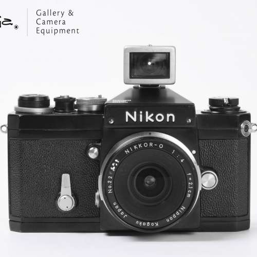 || Nikon F - Black Paint with Nikkor-O 21mm F4 F Mount & extra accessories ||