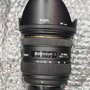 SIGMA 24-70/2.8 DG HSM FOR nikon F