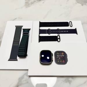 [AppleCare+至15-10-2026] Apple Watch Ultra 2 [49mm / Black Titanium黑鈦]