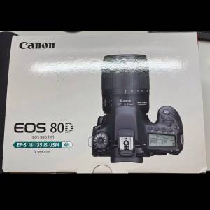 個人閒置canon 佳能80d單反相機。拍照錄視頻沒有雜音，出片好看，街拍旅拍都完美，...