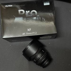 (行貨長保） Viltrox AF 75mm F1.2 PRO （Fujifilm x mount)適合XT5, XT50, XM5, X...