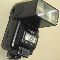 Japan made Contax TLA-360 子母燈 Electronic Flash w/case +  Manual