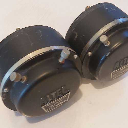 美國製古董 ALTEC 807-8A , 8ohm, Compression horn drivers 鋼磁 黑色一對