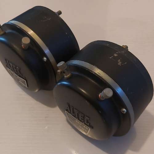 美國製古董 ALTEC 807-8A , 8ohm, Compression horn drivers 鋼磁 黑色一對