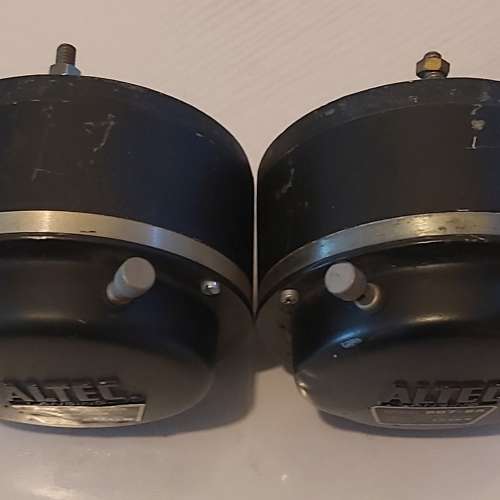 美國製古董 ALTEC 807-8A , 8ohm, Compression horn drivers 鋼磁 黑色一對