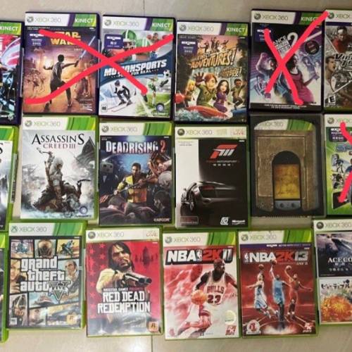 XBOX 360 - 14 隻GAMEs 包郵 (可散買)