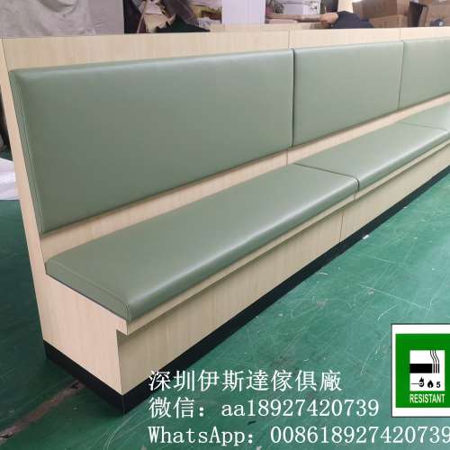 深圳訂製梳化工廠，防火板卡座，阻燃防火卡位梳化，冰室梳化，茶餐廳卡位，靠墻卡座...