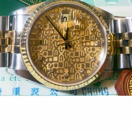 真品.中古少有FULL SET"大全套"樣樣齊.靚靚香檳電腦字面.鑽石字MARKER.抹油不久,狀...