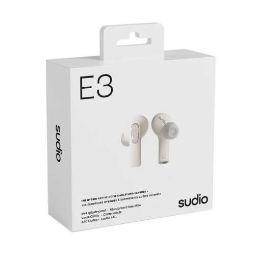 瑞典 SUDIO E3 真無線藍牙耳機 - 白色; 原廠正貨, 全新未開封 Earphones. 追求更高...