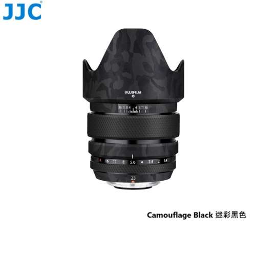 For Fujifilm FUJINON XF 23mm F/1.4 R Lens 鏡頭保護貼 - Camouflage Black 迷彩黑色