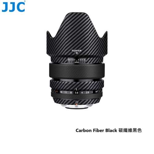 JJC  For Fujifilm FUJINON XF 23mm F/1.4 R Lens 鏡頭保護貼 - Carbon Fiber Black...