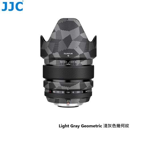 JJC For Fujifilm FUJINON XF 23mm F/1.4 R Lens 鏡頭保護貼 - Light Gray Geometri...