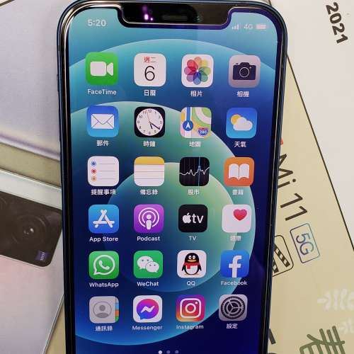 Apple iphone 12 128gb 藍色香港行貨 想加錢交換 iphone 13 14 15 plus   pro  pro...