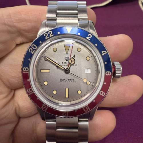 95% New Steinhart Ocean One Vintage Dual Time Watch