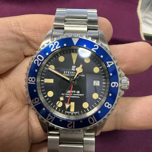 95% New Steinhart Ocean One Vintage GMT-2 Hong Kong Limited Edition Watch