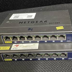 $300/2 PC，Netgear Prosafe 8-Ports Gigabit Smart Switch GS108Tv2