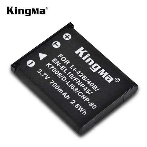 KINGMA Casio NP-80 / NP-82 Lithium-Ion Battery Pack 代用鋰電池 (3.7V，700mAh)