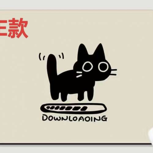 [包郵] 小黑貓 滑鼠墊 多款