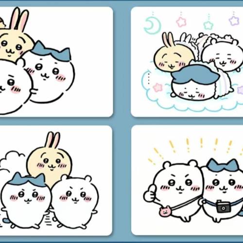 Chiikawa (包郵 20款)滑鼠墊 多款