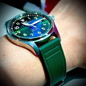 IWC Green Rubber Strap 橡膠錶帶 (20mm) - MXE0HNX3