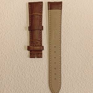 ⌚#議價請移玉步#no bargain 啡色腕錶錶帶Brown Leather Strap ⚡錶耳19mm+針扣15mm