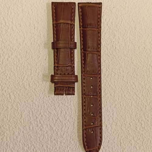 ⌚#議價請移玉步#no bargain 啡色腕錶錶帶Brown Leather Strap ⚡錶耳19mm+針扣15mm