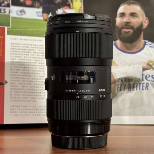 Sigma 18-35mm f1.8 canon EF mount DC Art鏡頭