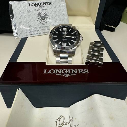 浪琴男裝自動手錶 39mm LONGINES CONQUEST MEN'S WATCH