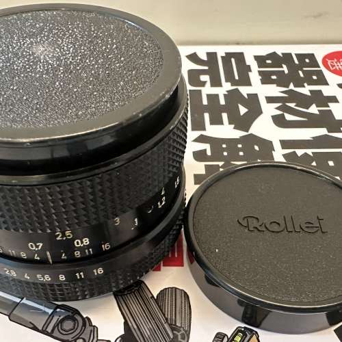 西德製Rollie -HFT Carl Zeiss Plannar 50/1.4 QBM Mount + Fuji adapter