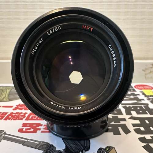 西德製Rollie -HFT Carl Zeiss Plannar 50/1.4 QBM Mount + Fuji adapter