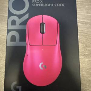 Logitech Pro X Superlight 2 Dex Pink 無線滑鼠