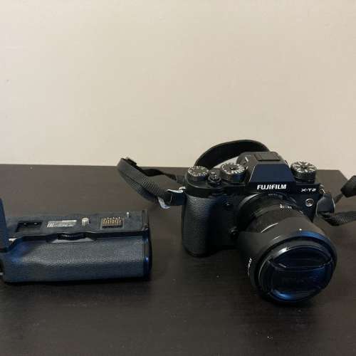 Fujifilm XT-2 body + kit lens 18-55 + grip