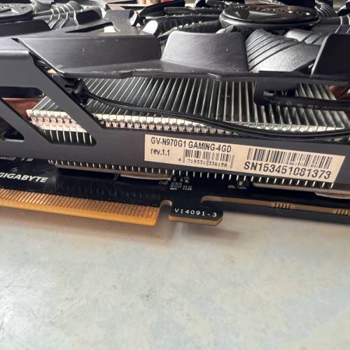 GIGABYTE GTX 970  GV-N970 G1 GAMING 4 GD REV.1.1